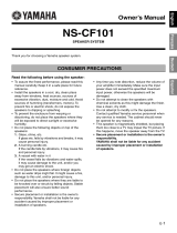 Yamaha NS-CF101 Manuale del proprietario