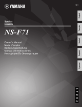 Yamaha NS-F71 Manuale del proprietario