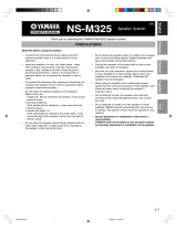 Yamaha NS-M325 Manuale del proprietario