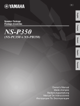 Yamaha NS-P350 Black Manuale utente