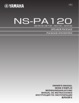 Yamaha NS-PA120 Manuale del proprietario