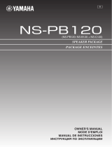 Yamaha NS-PB120 Manuale del proprietario