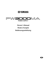 Yamaha PW3000MA Manuale utente