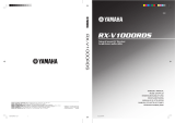 Yamaha RX-V1000RDS Manuale utente