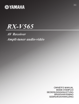 Yamaha RX-V565 Manuale del proprietario