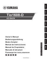 Yamaha TIO1608-D Manuale del proprietario