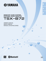 Yamaha TSX-B72 Manuale del proprietario