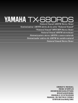 Yamaha TX-680RDS Manuale del proprietario