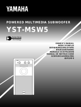 Yamaha YST-MSW5 Manuale utente