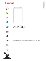 Unical ALKON 140 EXT Guida d'installazione