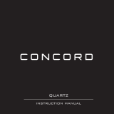 CONCORD Quartz Manuale utente