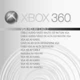 Microsoft Xbox 360 Cable audio vidéo haute définition VGA Guida utente