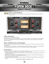 Yamaha Open Deck Manuale del proprietario