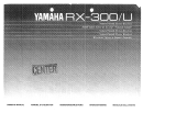 Yamaha RX-300 Manuale del proprietario