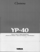 Yamaha YP-40 Manuale del proprietario