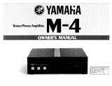 Yamaha M-4 Manuale del proprietario