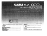 Yamaha AX-900 Manuale del proprietario