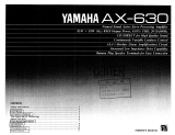 Yamaha AX-630 Manuale del proprietario
