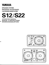Yamaha S12 Manuale del proprietario