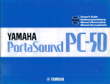 Yamaha PC-50 Manuale del proprietario