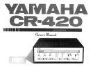 Yamaha CR-420 Manuale utente