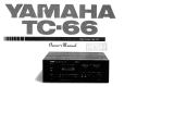 Yamaha TC-66 Manuale del proprietario