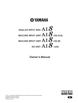 Yamaha ML8AB Manuale utente