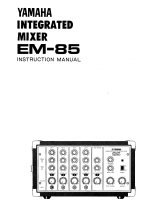 Yamaha R-85 Manuale del proprietario