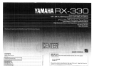 Yamaha RX-330 Manuale del proprietario
