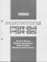 Yamaha PSR-85 Manuale del proprietario