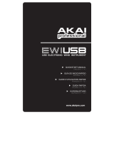 Akai Akai EWI USB Elektronischer Blaskontroller Manuale del proprietario