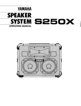 Yamaha S250X Manuale del proprietario