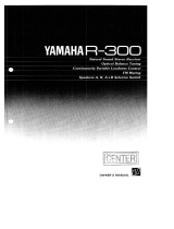 Yamaha RX-300 Manuale del proprietario