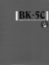 Yamaha BK-5C Manuale del proprietario
