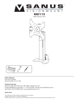 Sanus MD115 Manuale utente
