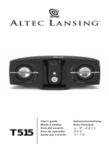 Altec Lansing T515 Manuale utente