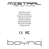 Boynq MISTRAL FAN WHITE Manuale utente