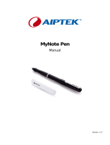 AIPTEK MyNote Pen Manuale del proprietario
