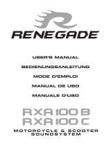 Renegade RXA100C Manuale utente