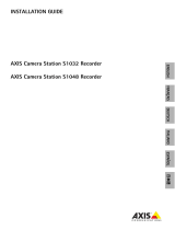 Axis Camera Station S1048 Recorder Manuale del proprietario