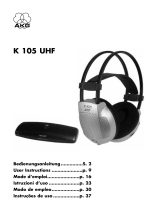 AKG Acoustics K 105 UHF Manuale utente