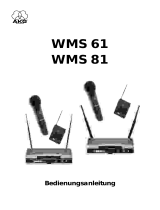 AKG Acoustics WMS 81 Manuale utente