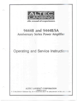 Altec Lansing 9444B Manuale utente