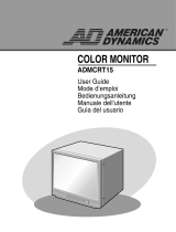 American Dynamics ADMCRT15 Manuale utente