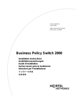 Nortel Networks Business Policy Switch 2000 Guida d'installazione