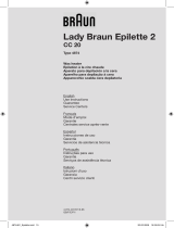 Braun CC20, Lady Epilette 2 Manuale utente