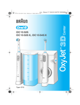 Braun OC15525, OC15525X, OC15545X OxyJet 3D Center Manuale utente