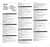 Casio DX-12S Manuale utente