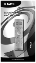 Emtec TLCOMMANDE UNIVERSELLE LCD 6 EN 1 H360 Manuale del proprietario