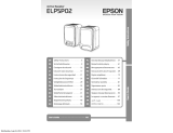 Epson ELPSP02 Active Speakers Guida utente